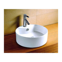 BOTENE lavabo rotondo da appoggio 46,5x46,5x15 cm in porcellana
