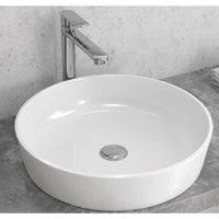 Lavabo rotondo da appoggio senza foro PESTAK 48x48x10 cm