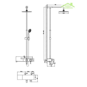 Lavabo rotondo da appoggio senza foro SOA 40x40x17 cm