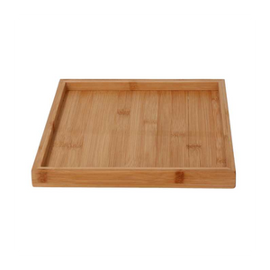 Vassoio bambù naturale quadro cm30x30h2,5