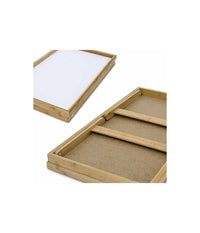 Vassoio Da Letto Pieghevole In Legno Di Bambu' Bamboo Richiudibile 50 X 30 Cm         