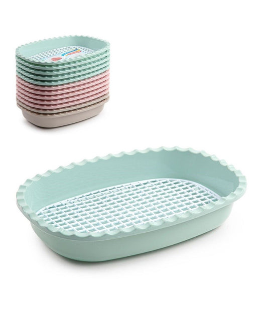 Vassoio Defrost Profondo Ovale In Plastica Per Scongelare Portare Cibi 115001a         