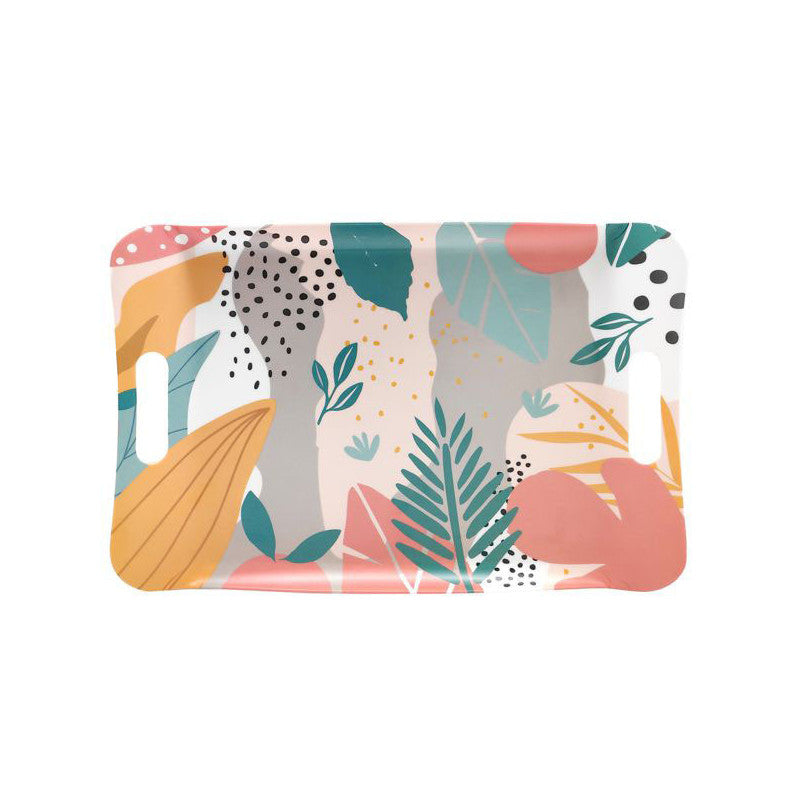 Vassoio Melamina Maniglie Abstrait Cm 31X21 Kb8