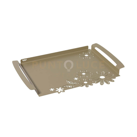 vassoio piccolo margherite Miele in Ferro 37x26cm