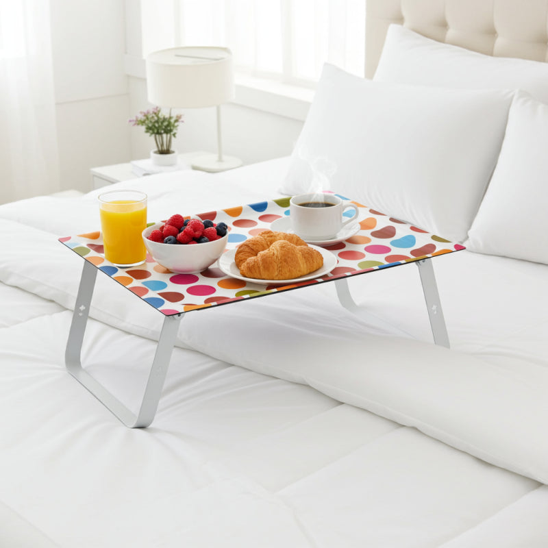 Vassoio pieghevole per la colazione a letto o per lavorare con il portatile, HOLA