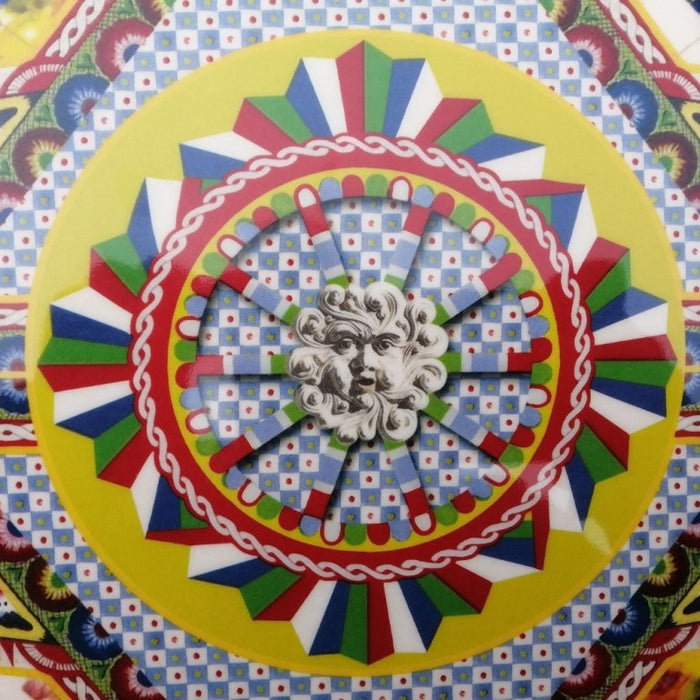 Vassoio Tray con Manici Santa Rosalia in Melamina 49 x 36 cm