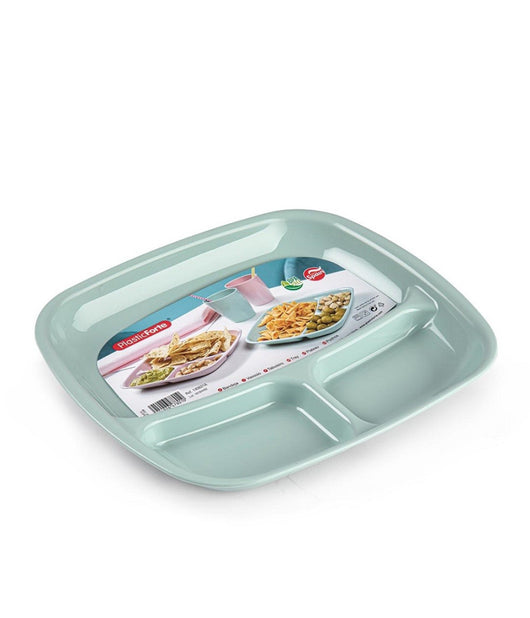 Vassoio Trio In Plastica Riutilizzabile Piatto Ideale Per Aperitivi Feste 140621a         