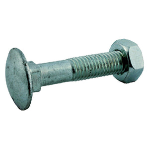 200pz bullone zincato testa tonda t.t.q.s.t.d.e. 6 x 40 cod:ferx.410226nlm