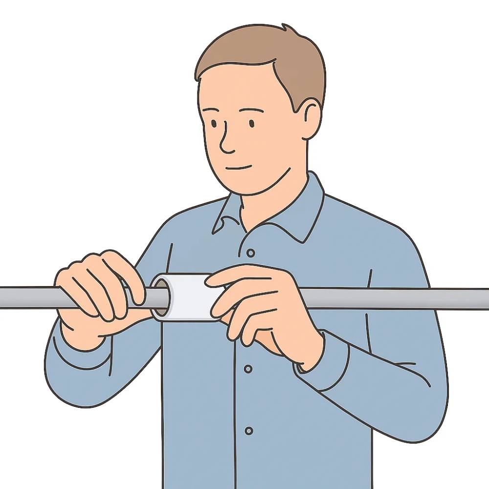 Faeg raccordo giunto semplice pvc grigio ip40 per tubo rigido elettrico *** diametro 20 millimetri, confezione 1