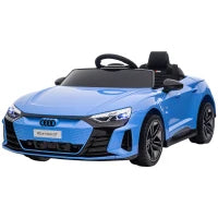 Auto Elettrica per Bambini 3-5 Anni con Telecomando, Sospensioni e Clacson, 103x58x41 cm, Blu e Nero