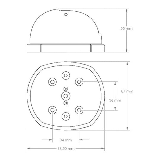 Fanale marine star sx+dx 12v 20 metri omologati rina per barca