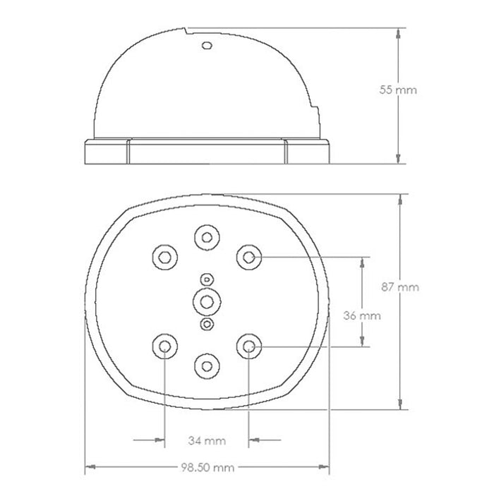 Fanale marine star sx+dx 12v 20 metri omologati rina per barca