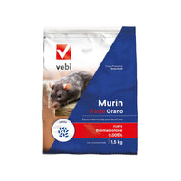 Vebi murin forte grano 1,5kg esca rodenticida pronta all'uso