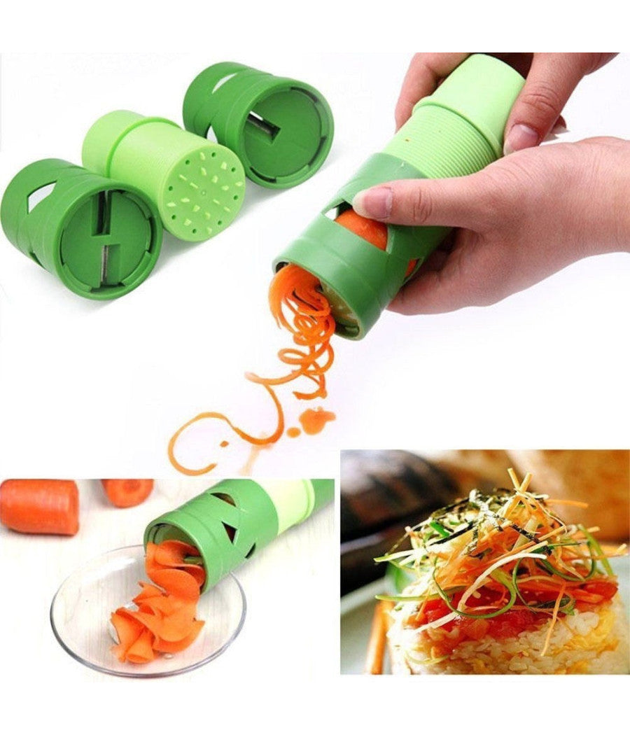 Veggie Twister Affettatrice A Spirale Frutta E Verdura Grattugia Tagliaverdure         