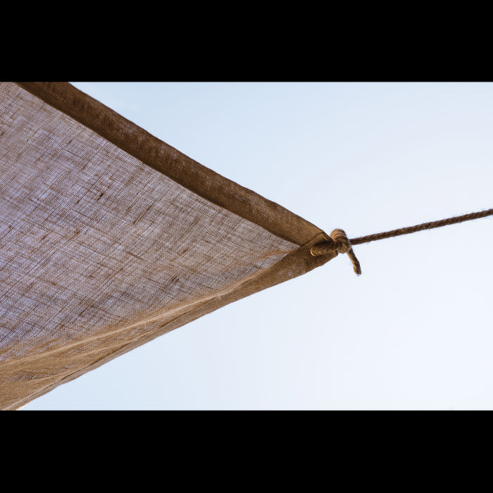 Set Di 4 Vele In Canapa Quadrata 3X3 Moia