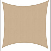 Vela ombreggiante tessuto quadro sabbiacm300x300x300