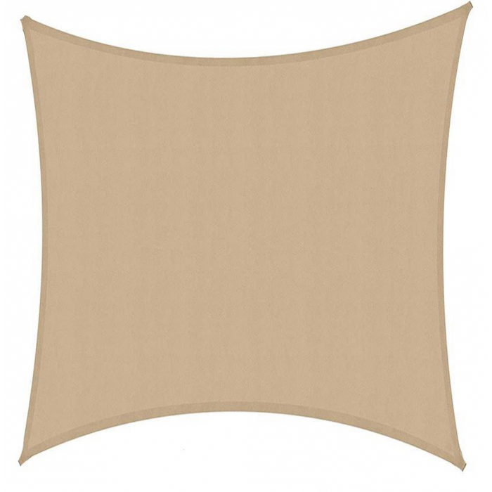 Vela ombreggiante tessuto quadro sabbiacm300x300x300