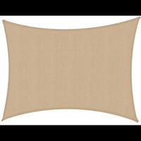Vela ombreggiante tessuto rettangolare sabbia cm200x200x300