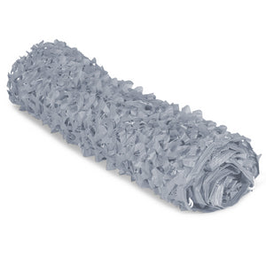 IDMarket - Vela rettangolare con disegno mimetico 4x6 M grigio chiaro