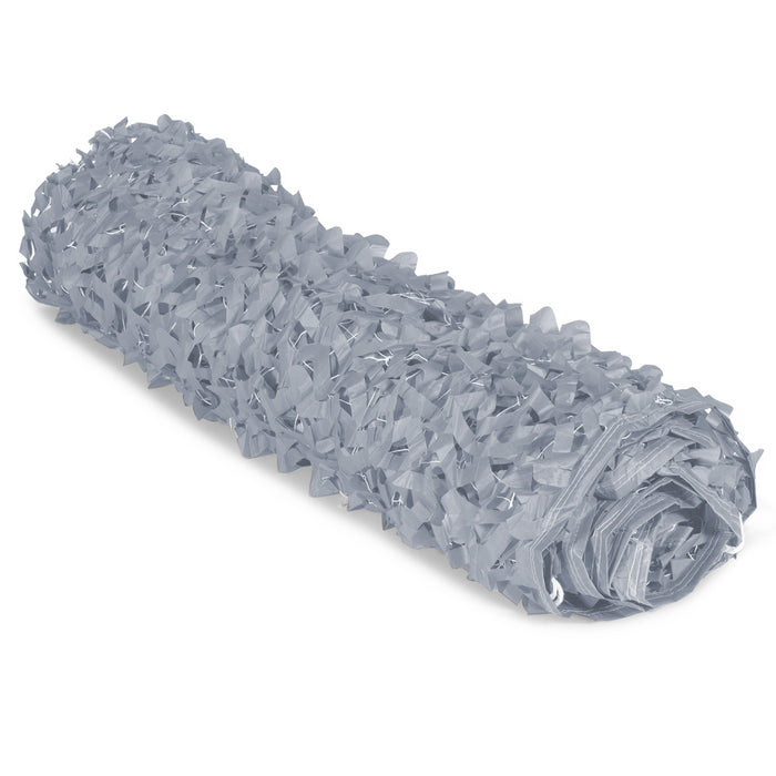 IDMarket - Vela rettangolare con disegno mimetico 4x6 M grigio chiaro