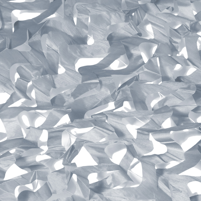 IDMarket - Vela rettangolare con disegno mimetico 4x6 M grigio chiaro