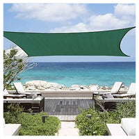 Trade Shop - Vela Tenda Quadrata Parasole Protezione Sole Ombreggiatura Giardino 3x3mt Verde 017032 -