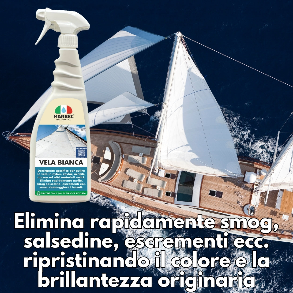 Detergente smacchiante per vele VELA BIANCA   750ML