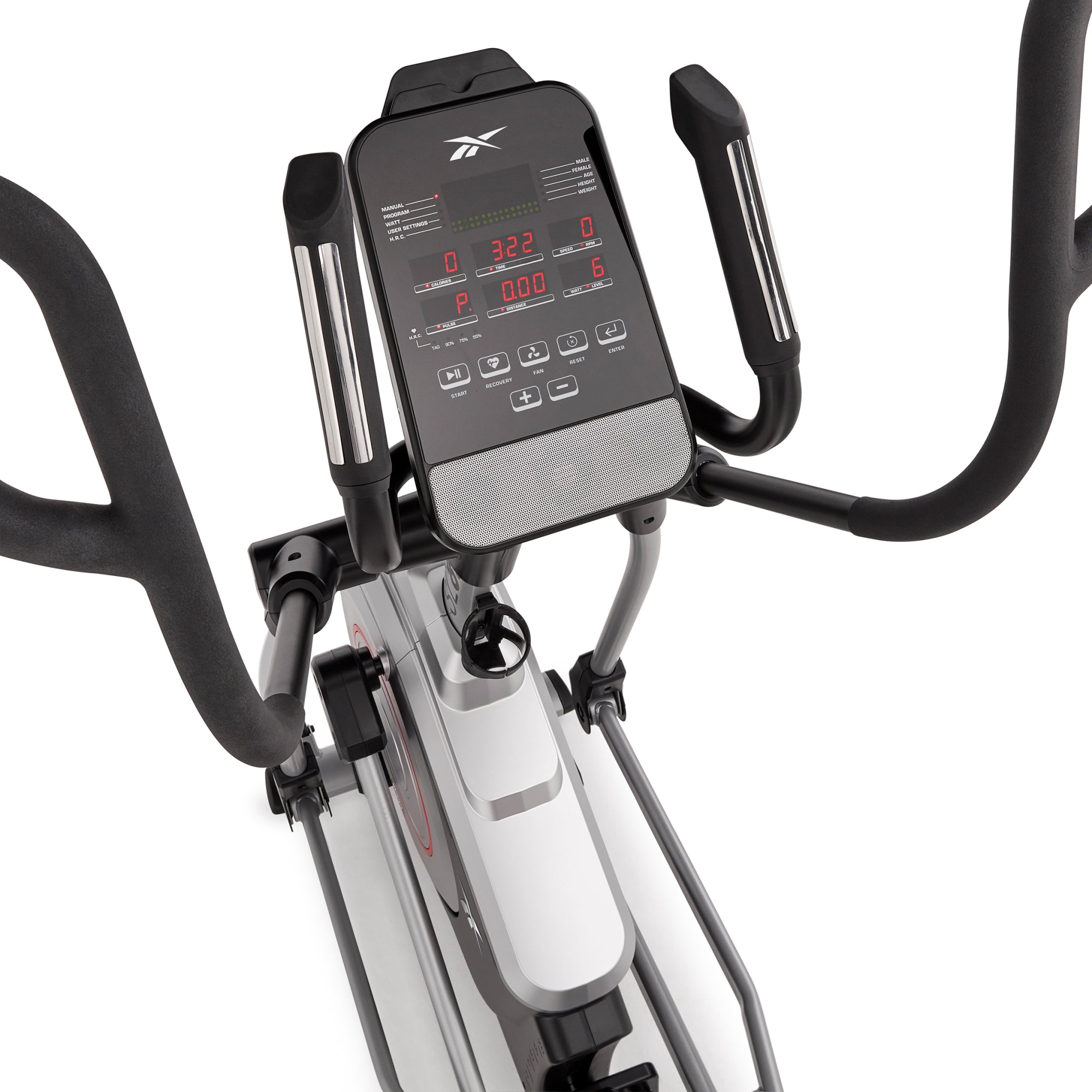 Ergometro ellittico fitness bike - Reebok - Casa/Appartamento - Modello SL 8.0 - Ruota inerziale 9 KG - Schermo LED