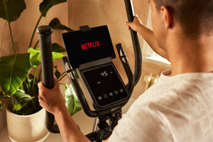 Vélo de fitness Elliptique - Reebok - Maison/Appartement - Modèle FR20 - Route d'intertie 6 KG - Ecran tactile LED