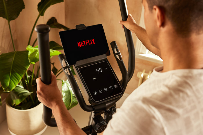 Vélo de fitness Elliptique - Reebok - Maison/Appartement - Modèle FR20 - Route d'intertie 6 KG - Ecran tactile LED