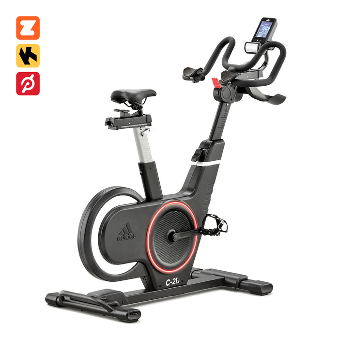 Ergometro fitness bike - Adidas - Casa/Appartamento - Modello C-21x - Ruota ad inerzia 16 KG - Schermo LED