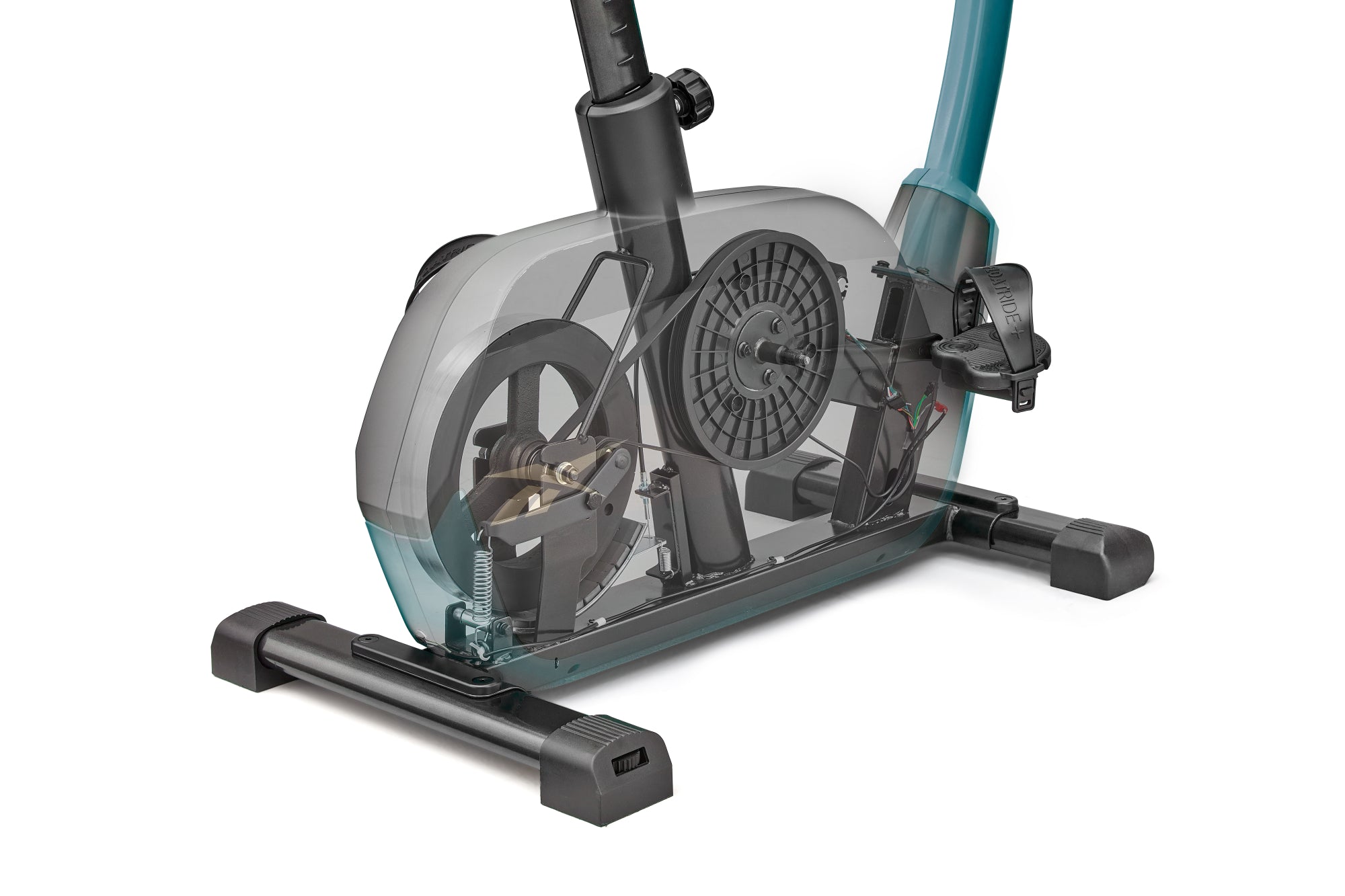 Vélo de Fitness Ergomètre - Reebok - Maison/Appartement - Modèle FR30 - Roue d'inertie 9 KG - Ecran tactile LED