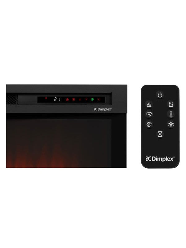 Caminetto elettrico a libera installazione a LED Mod. VENA colore Nero - 23" - 103 x 100 x 35,4