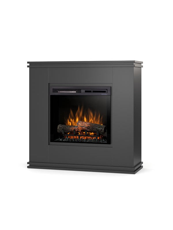 Caminetto elettrico a libera installazione a LED Mod. VENA colore Nero - 23" - 103 x 100 x 35,4