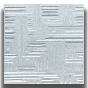 10 o 20mq (40 oppure 80 pezzi) di pannello decorativo a soffitto in polistirene compatto 50x50cm (spess. 1cm) VENA - Pacco da 10 metri quadrati