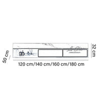 Mobile bagno luxury moderno sospeso - 160 cm