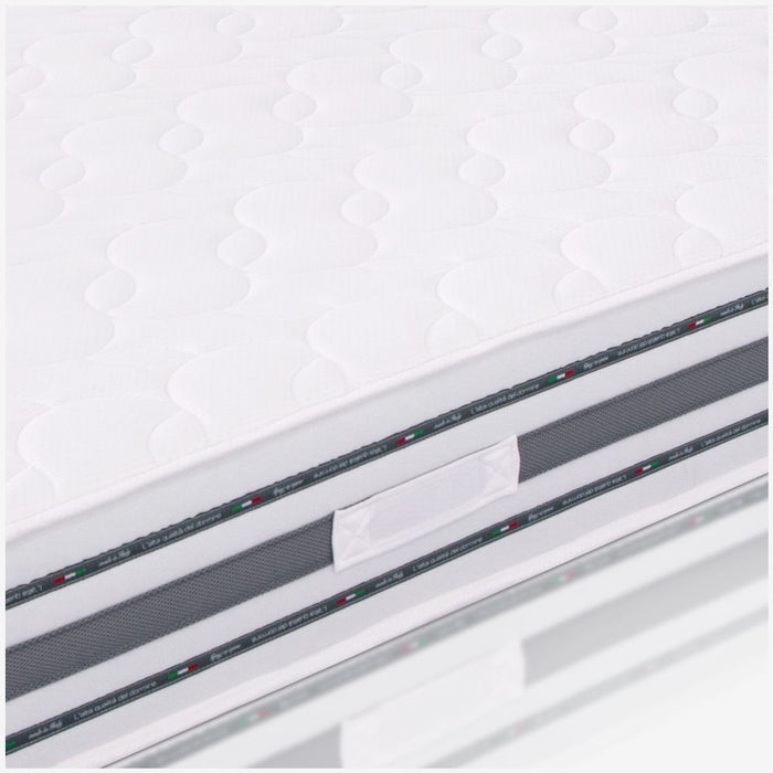 Materasso Una Piazza e Mezza 120x200 cm a Molle Bonnel Memory, alto 26 cm - Box System, Traspirante | Rubino