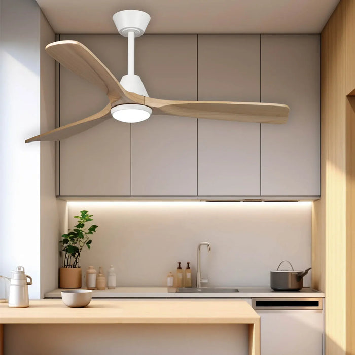 VENTILADOR DE TECHO LED 18W 3 ASPAS MOTOR DC JARETH