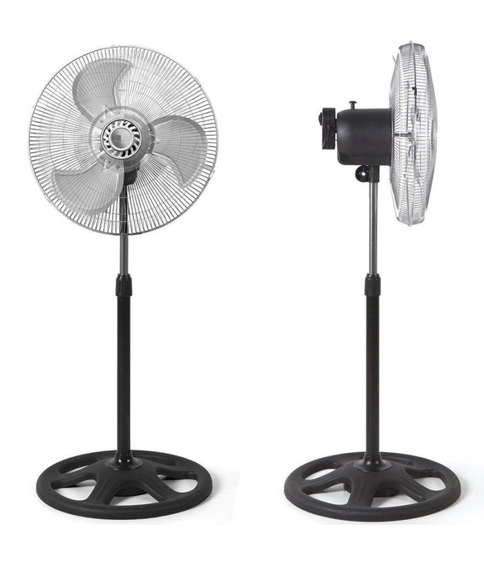Ventilatore 3in1 Piantana Da Tavolo Parete 3 Velocità  Oscillazione 55w Pale 45cm         