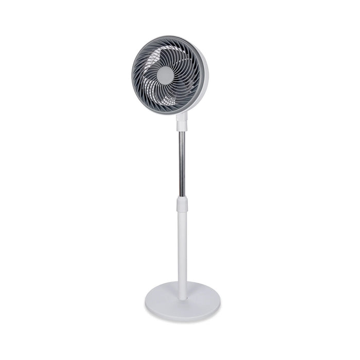 Trade Shop - Ventilatore A Piantana 90 W Con Motore Cca 3 Velocità Altezza 100cm 5 Pale Da 10" -