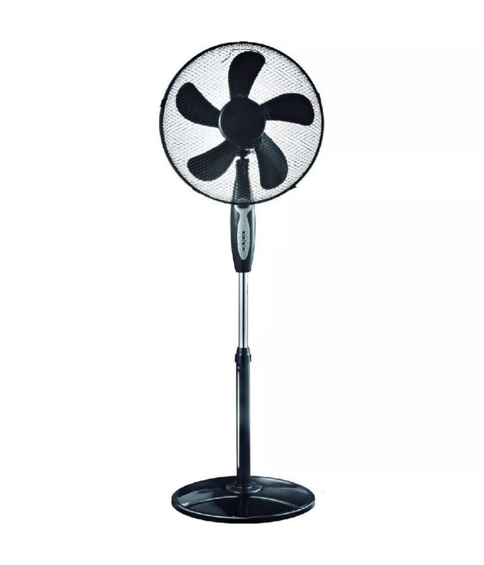 Ventilatore A Piantana Con 5 Pale Con Telecomando H 140 Cm à¸ 43 Cm 45 Watt         