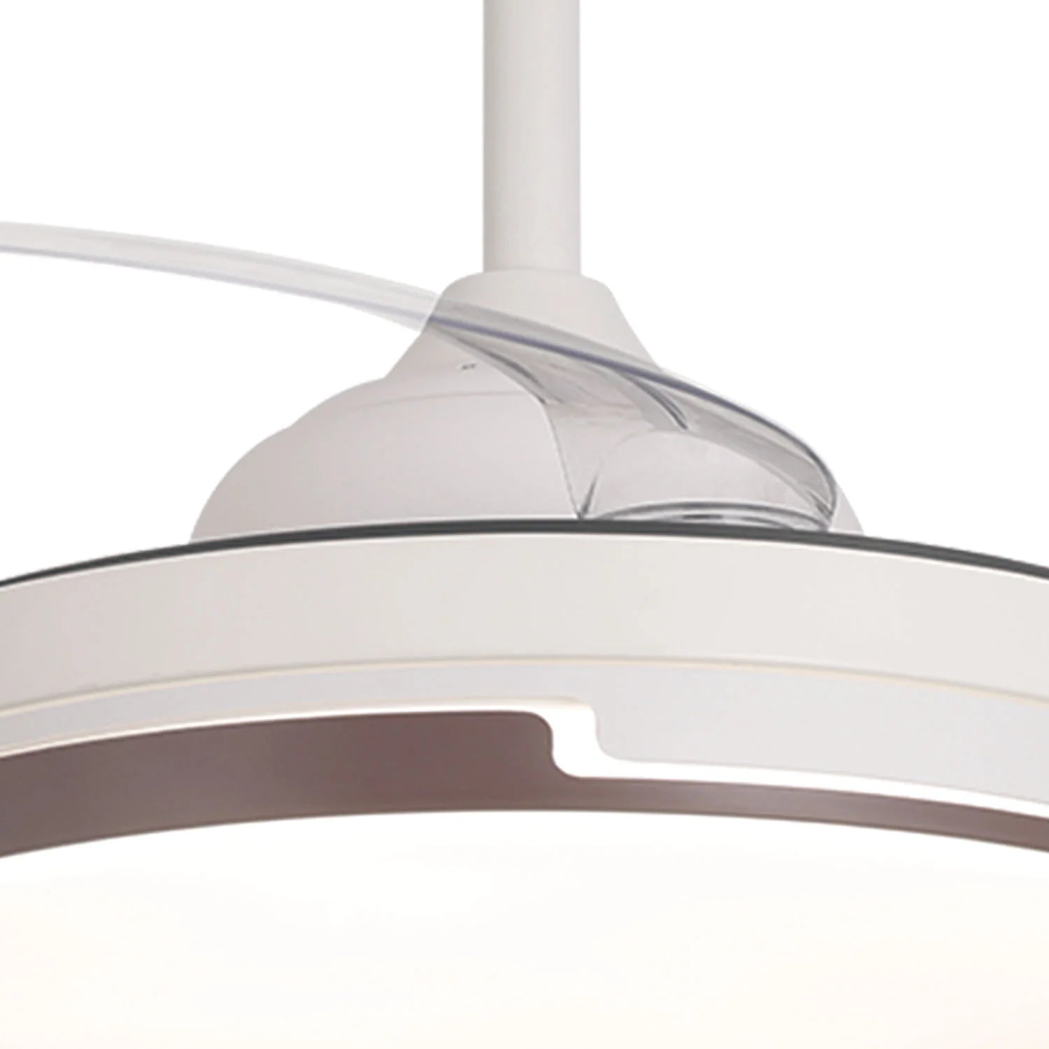 LÚZETE - VENTILATORE A SOFFITTO LED 38W REGOLABILE CON 4 PALE PIEGHEVOLI SKYLER