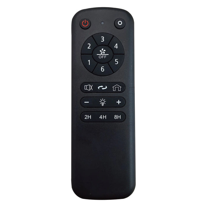 LÚZETE - VENTILATORE A SOFFITTO LED 38W REGOLABILE CON 4 PALE PIEGHEVOLI SKYLER