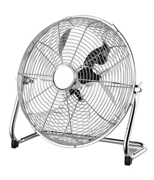 Ventilatore Da Pavimento Terra In Metallo 100w Con 3 Pale 45cm Motore 3 Velocità          