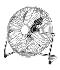 Ventilatore Da Pavimento Terra In Metallo 80w Con 3 Pale 40 Cm Motore 3 Velocità          