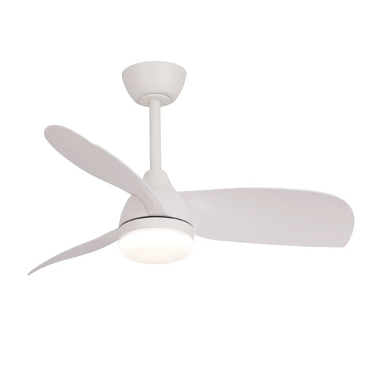 LÚZETE - VENTILATORE DA SOFFITTO CON LUCE 17W MOTORE DC SIERRA BIANCO Ø 91,4 CM