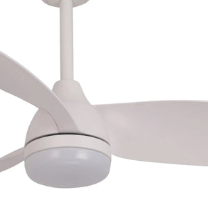 LÚZETE - VENTILATORE DA SOFFITTO CON LUCE 17W MOTORE DC SIERRA BIANCO Ø 91,4 CM