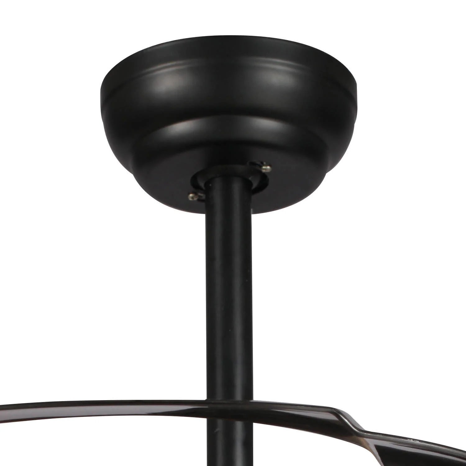 LÚZETE - VENTILATORE DA SOFFITTO CON LUCE LED 32W 4 PALE PLEGABILI FORREST MARRONE