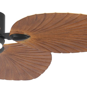 LÚZETE - VENTILATORE DA SOFFITTO LED 18W REGOLABILE 4 PALE MOTORE DC LAGOS