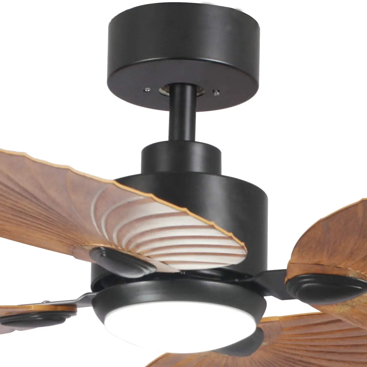 LÚZETE - VENTILATORE DA SOFFITTO LED 18W REGOLABILE 4 PALE MOTORE DC LAGOS